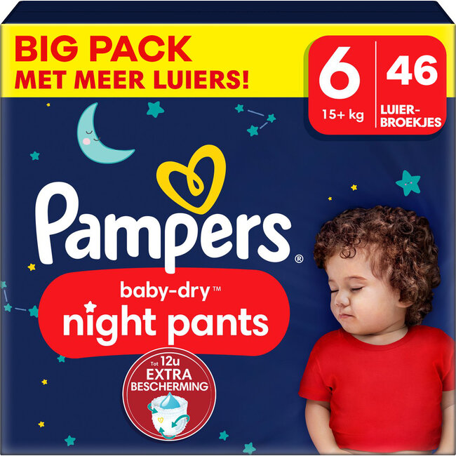 Pampers - Baby Dry Night Pants - Maat 6 - Big Pack - 46 luierbroekjes