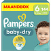 Pampers Pampers - Baby Dry - Maat 6 - Maandbox- 144 luiers - 13/18 KG