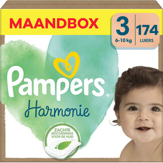 Pampers Pampers - Harmonie - Maat 3 - Maandbox - 174 stuks - 6/10 KG