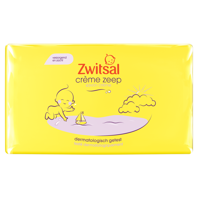 Zwitsal - Creme Zeep - 4 x 90g