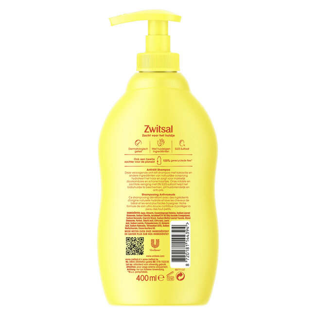 Zwitsal - Anti Klit Shampoo - 400ml