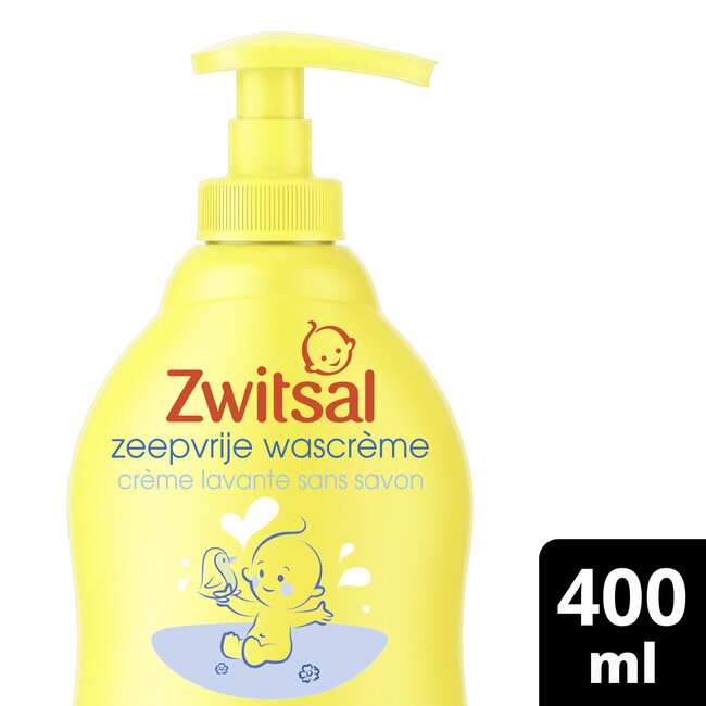 Zwitsal - Zeepvrije Wascreme - 400 ML