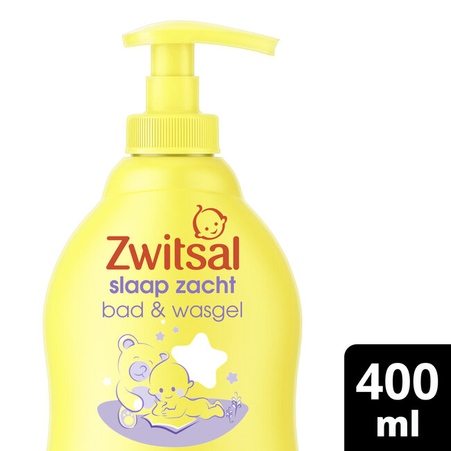 Zwitsal - Slaap Zacht - Bad & Wasgel - Lavendel - 400ml