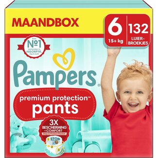 Pampers Pampers - Premium Protection Pants - Maat 6 - Maandbox - 132 stuks - 15+ KG