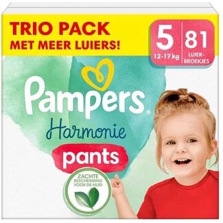 Pampers Pampers - Harmonie Pants - Maat 5 - Mega Pack - 81 stuks - 12/17 KG