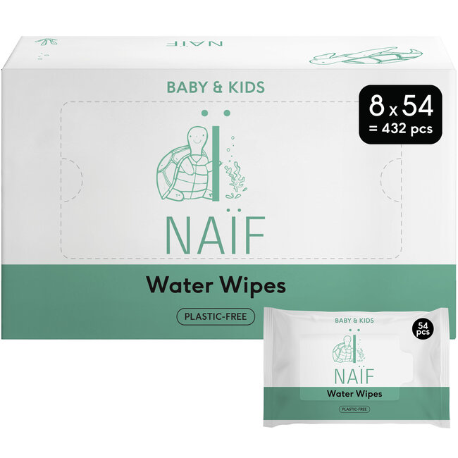 NAÏF Care B.V. Naïf - Billendoekjes - 8 x 54 - 432 doekjes - Plastic vrije & Biologisch