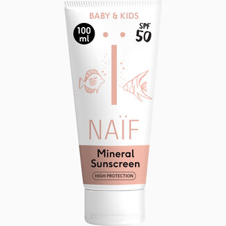 NAÏF Care B.V. Naïf - Zonnebrand Kids SPF50  - Mineral Sunscreen - 100ml