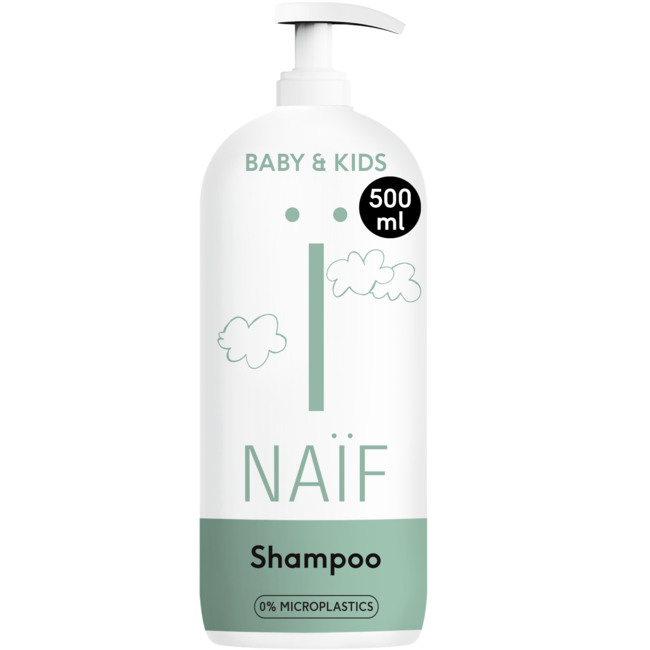 NAÏF Care B.V. Naïf Care - Nourishing Shampoo - 500 ml - Met Drukpomp