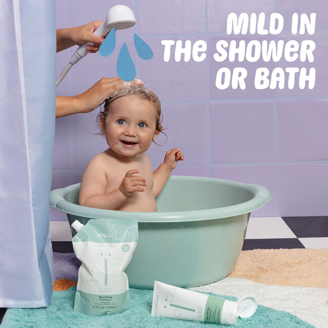 Naïf Care mini - Nourishing Baby Shampoo - 15ml - Reisverpakking