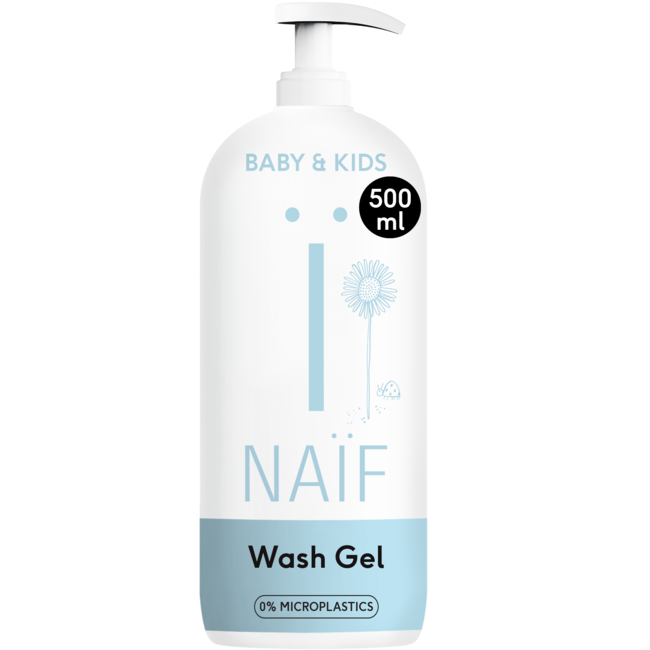 NAÏF Care B.V. Naïf Care - Cleansing Wasgel - 500 ml - Met Drukpomp