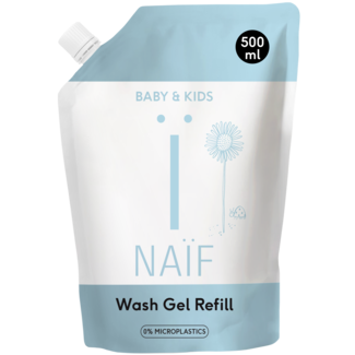 NAÏF Care B.V. Naïf Care - Cleansing Wasgel - Navulverpakking Baby & Kids - 500ml