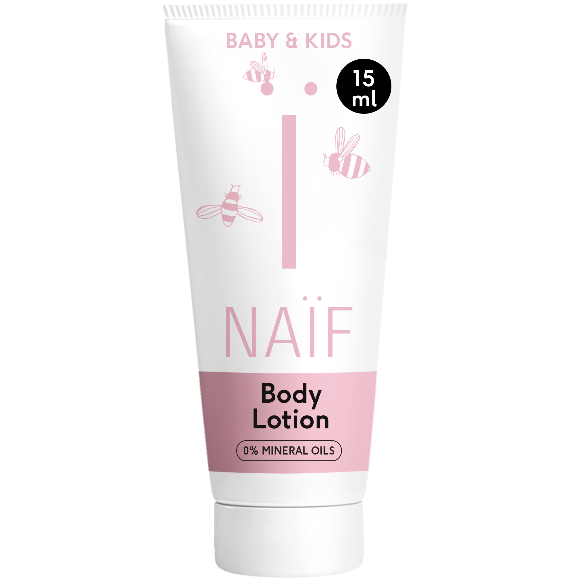 Na&iuml;f Care mini - Softening Body Lotion - 15ml - Reisverpakking