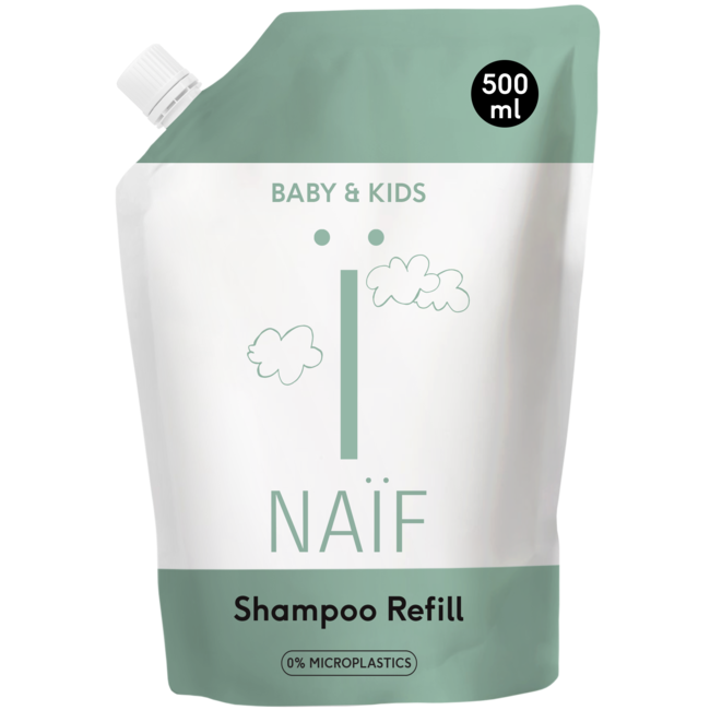 NAÏF Care B.V. Naïf Care - Nourishing Shampoo - Navulverpakking Baby & Kids - 500ml