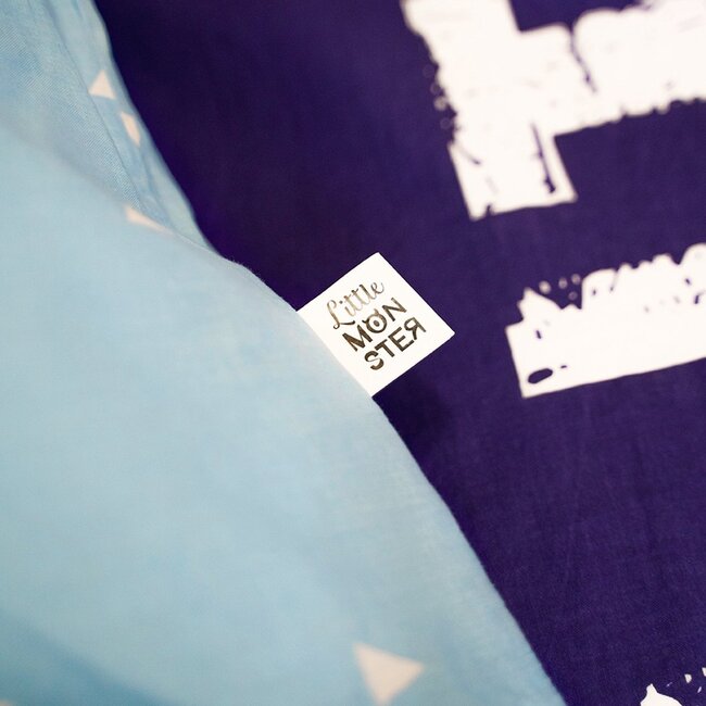 Little Monster - Kinder Dekbedovertrek - 140x200/220 cm + 60x70 cm