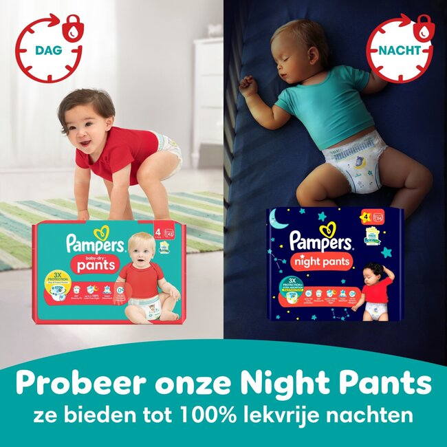 Pampers - Baby Dry Pants - Maat 6 - Maandbox - 138 stuks - 14/19 KG