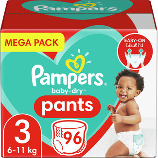 Pampers Pampers - Baby Dry Pants - Maat 3 - Mega Pack - 96 luierbroekjes