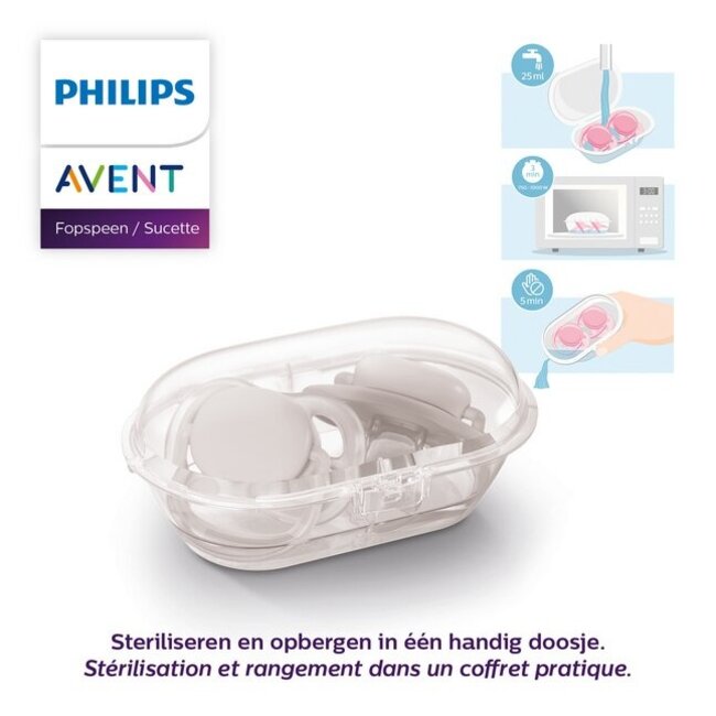 Philips Avent - I Love Mama -  Ultra Air Fopspeen - 0/6 mnd - 2 stuks - Roze