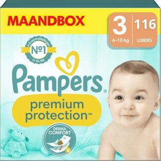 Pampers Pampers - Premium Protection - Maat 3 - Mega Pack - 116 luiers