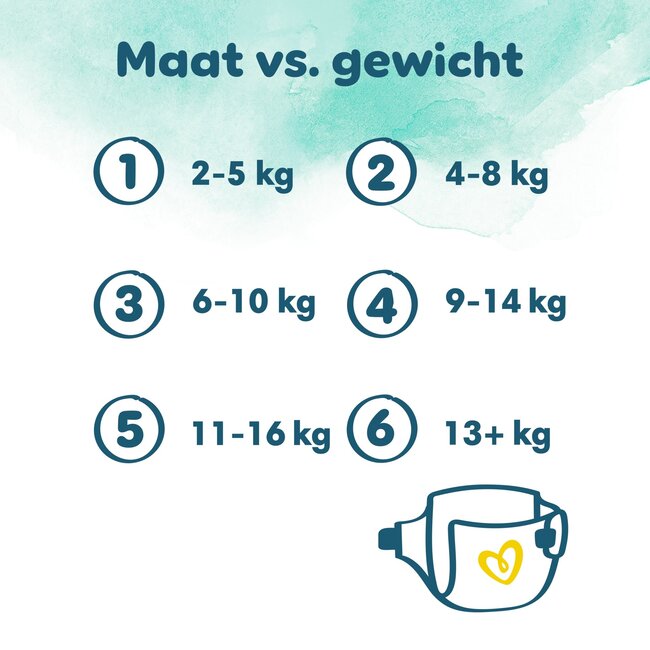 Pampers - Harmonie - Maat 3 - Mega Pack - 100 stuks - 6/10 KG
