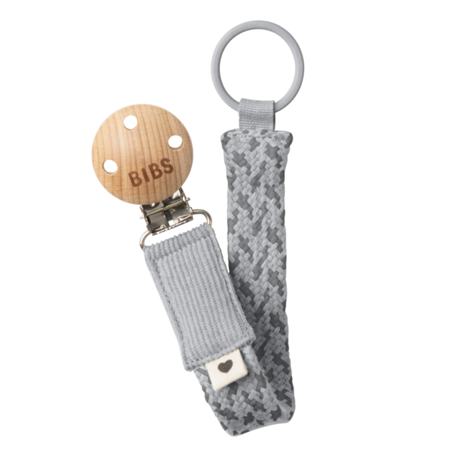 Bibs BiBS - Fopspeenkoord - Cloud / Iron - 0+ maanden