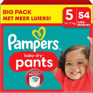 Pampers Pampers - Baby Dry Pants - Maat 5 - Big Pack - 54 stuks - 12/17KG