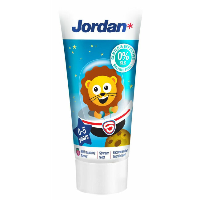 Jordan Kids - Tandpasta 0/5 jaar - Milde Fruitsmaak - 50ml