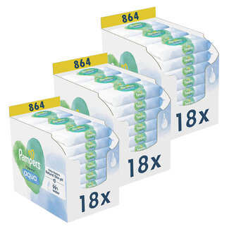 Pampers Pampers - Harmonie Aqua - Billendoekjes - 2592 doekjes - 54 x 48