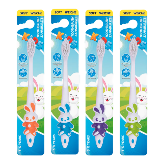 Tandenborsel Soft - 5 Tot 12 Jaar - Konijn - Willekeurige Kleur