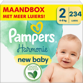 Pampers Pampers - Harmonie - Maat 2 - Maandbox - 234 stuks - 4/8 KG