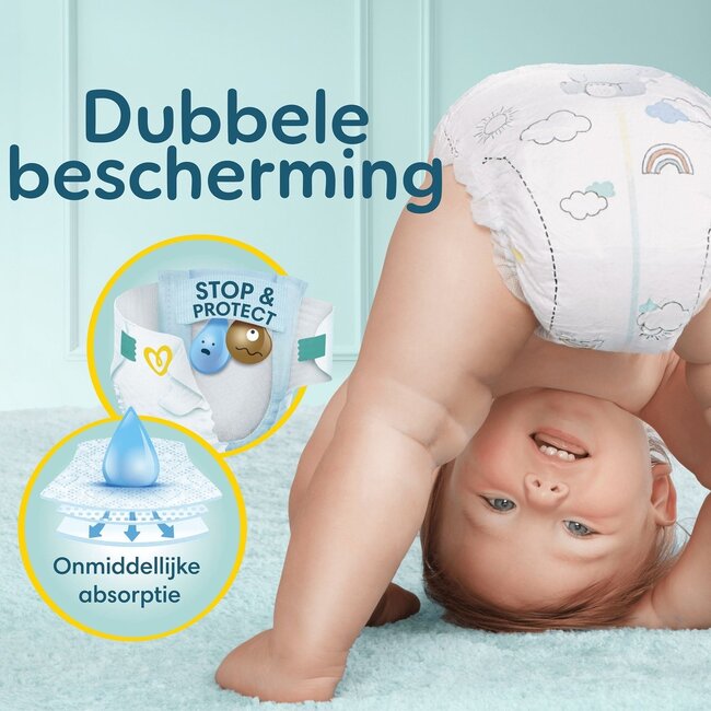Pampers - Premium Protection - Maat 7 - Mega Maandbox - 168 luiers - 15+ KG