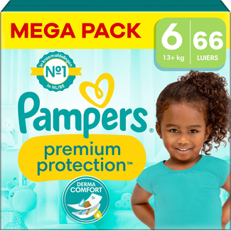 Pampers Pampers - Premium Protection - Maat 6 - Megapack - 66 luiers - 13KG