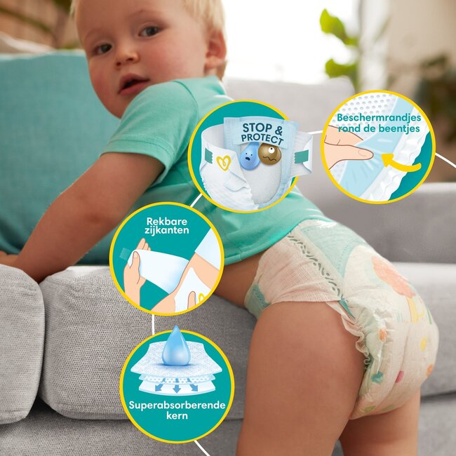 Pampers - Baby Dry - Maat 4 - Mega Pack - 140 stuks - 9/14 KG