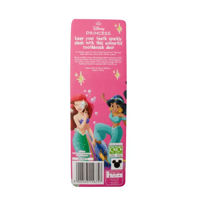 Disney Princess - Tandenborstels – Set van 2