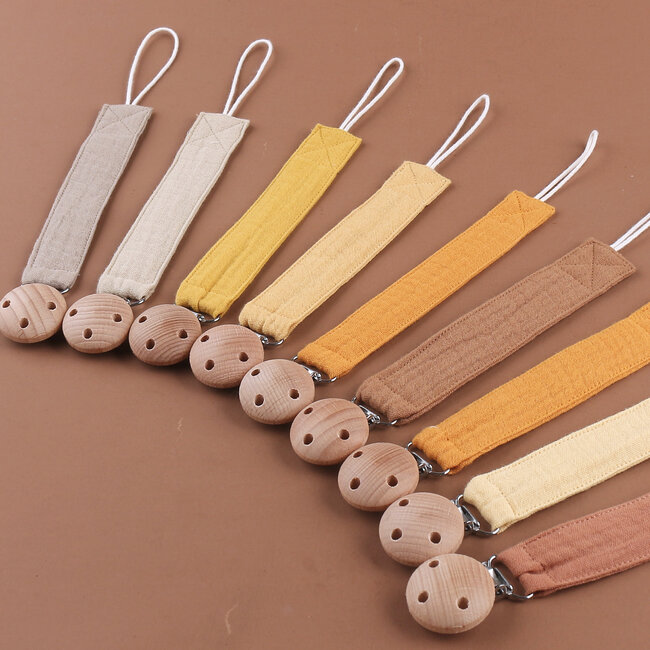 Dutsi - Speenkoord – Kaneelbruin - Babyveilig & Duurzaam