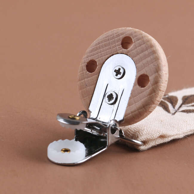 Dutsi - Speenkoord – Beige - Babyveilig & Duurzaam