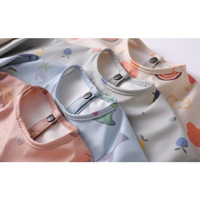 Dutsi - Kinderschort – Waterafstotend & Verstelbaar - 6-12 maanden - Regenboog