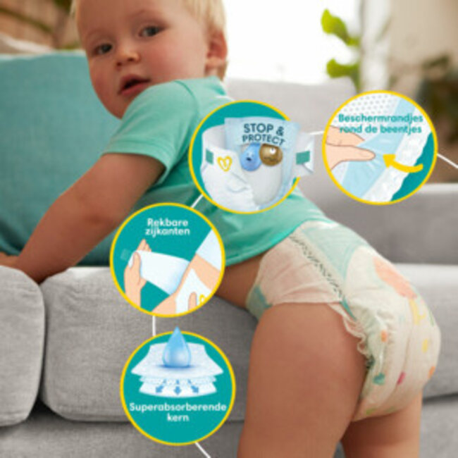 Pampers - Baby Dry - Maat 5 - Mega Maandbox - 216 Stuks - 11-16 kg
