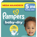Pampers Pampers - Baby Dry - Maat 5 - Mega Maandbox - 216 Stuks - 11-16 kg