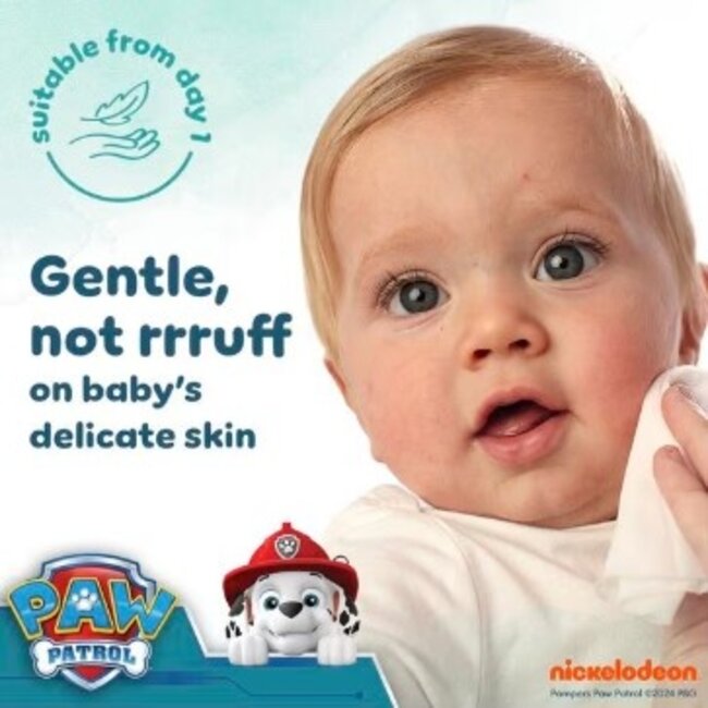 Pampers - Harmonie Aqua - Billendoekjes - Paw Patrol - 15 x 48 stuks (720 doekjes)