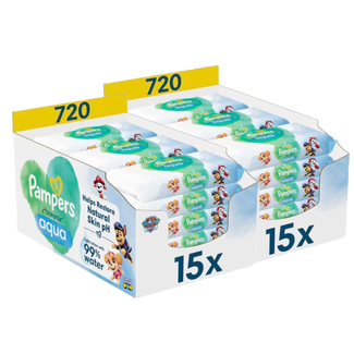 Pampers Pampers - Harmonie Aqua - Billendoekjes - Paw Patrol - 30 x 48 stuks (1440 doekjes)