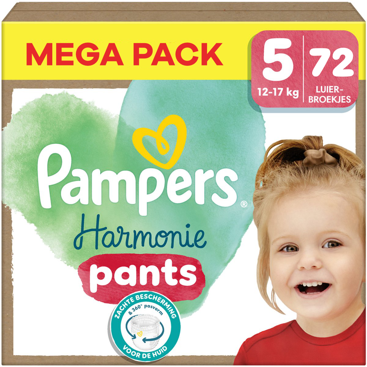Pampers  Harmonie Pants - Maat 5 - Mega Pack - 72 stuks - 12/17 KG