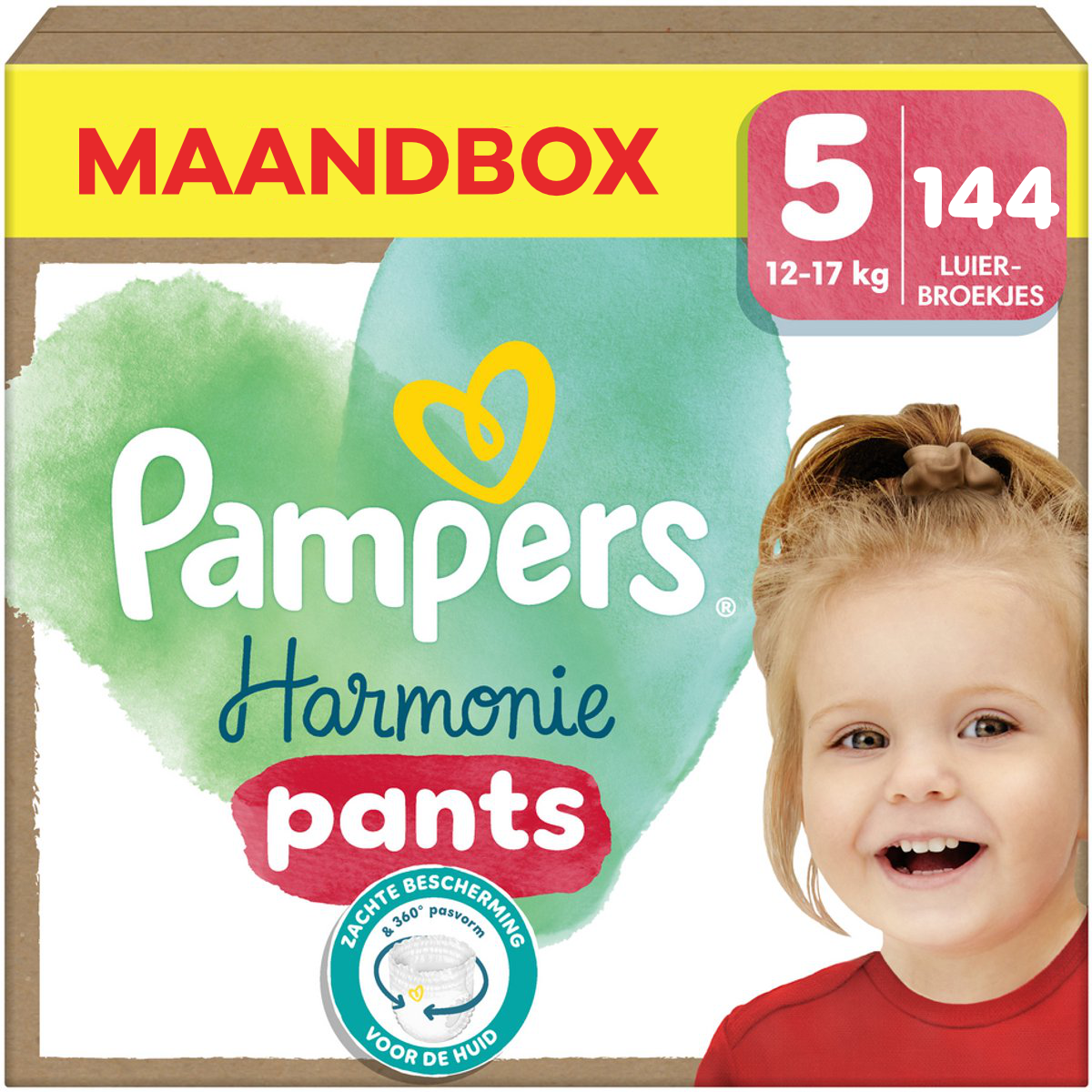 Pampers - Harmonie Pants - Maat 5 - Maandbox - 144 stuks - 12/17 KG