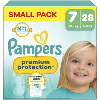 Pampers Pampers - Premium Protection - Maat 7 - Small Pack - 28 luiers - 15+ KG