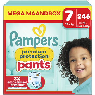 Pampers Pampers - Premium Protection Pants - Maat 7 - Mega Maandbox - 246 stuks - 17+ KG
