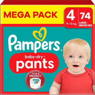Pampers Pampers - Baby Dry Pants - Maat 4 - Mega Pack - 74 luierbroekjes
