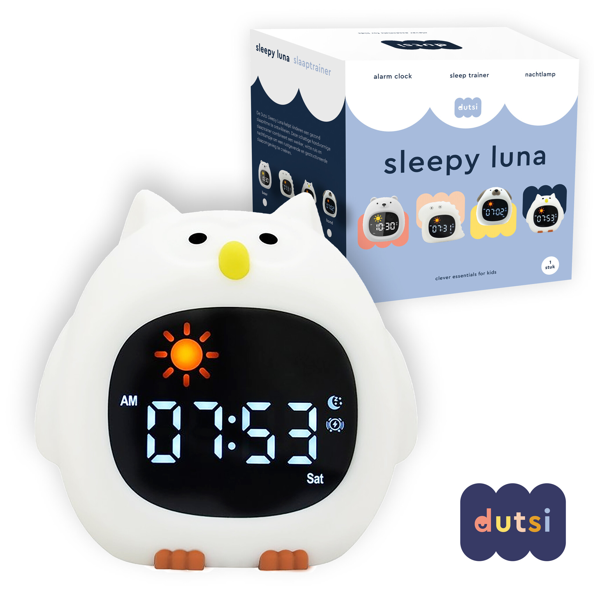 Dutsi - Slaaptrainer Kinderen - Sleepy Luna - Uil
