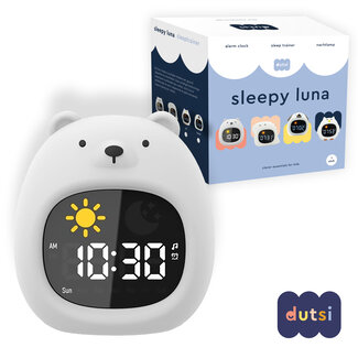Dutsi Dutsi - Sleepy Luna - Slaaptrainer Beer - Slaapwekker - Nachtlampje - White Noise