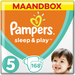 Pampers Pampers - Sleep&play - Maat 5 - Maandbox - 168 stuks - 11/16KG - OPRUIMING