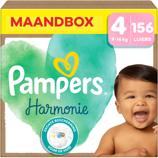Pampers Pampers - Harmonie - Maat 4 - Maandbox - 156 stuks - 9/14 KG