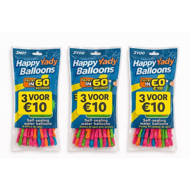 Dutsi Babydrogist - Zelfsluitende Waterballonnen - 111 stuks - Biologisch afbreekbaar